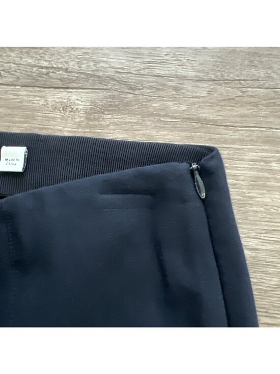 Vince Stitch Front Seamed Pants Womens Medium Navy Ankle Cropped - Picture 5 of 16